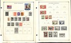 Southern Rhodesia Stamp Collection On 8 Scott International Pgs  1924-1964  bc 