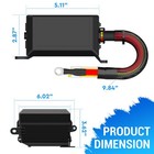 12v Automotive Relay Box 6 Way Relay Fuse Box  With 12 Awg Pre-wired Universal