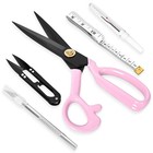 10 Inch Pink Professional Tailor Scissors Heavy Duty Sewing Fabric Shears Tool