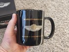 2003 Harley Davidson 100th Anniversary Black Coffee Cup Mug 97909-02v Medallion
