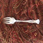 1847 Rogers Bros Serving Charter Oak Cold Meat Fork Large Grapes And Vines Fork