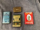 Vintage  Lot  Tobacco  Pocket  Tins   Edgeworth   Bond Street   Prince Albert