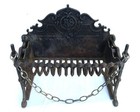 Antique French Napoleon Iii Fireplace Grate 19th Century