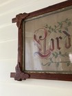 1890   s Antique Victorian Punch Paper Motto    lord Keep Us Through This Night   