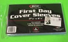 500 First Day Cover Poly Sleeves  For  6 Covers  Archival Safe  1-fdcslv