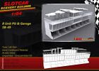Slotcar Scenery Building 8 Unit Pit   Garage 1 64 Afx tyco
