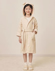 Kids Terry Cloth Bathrobe Hooded Soft Towel Baby Bath Robe 100  Cotton Toddler B