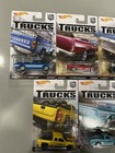 Hot Wheels Car Culture Trucks Complete Set - F-250  Ranchero  Brat  Silverado