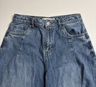 Levi s Youth Girls High Rise Baggy Blue Denim Patch Jeans Size 14