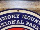 Vintage Great Smoky Mountains National Park  Sign Old Forest Service Gatlinburg