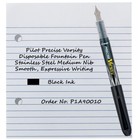 Pilot Precise Varsity 90010 Disposable Fountain Pen Black Ink  Pack Of 6 Pens