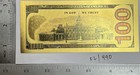  100 Gold Plated Foil  Dollar Bill - Novelty Note    Free Shipping    Lot Fl 490