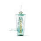 New China Starbucks 2022 Anniversary 20oz Sea Siren Gradual Glass Straw Cup