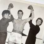 Elvis Presley 1962 8 X10  kid Galahad    Promo   Playing Pool Candid Snapshot
