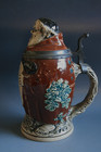 Antique Character German Beer Stein - C 1890-1900