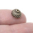 Antique Brass Acorn Bead Caps  20-pack Bulk Tierracast Design For Fall Jewelry