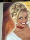 St Pauli Girl German Beer Poster Jamie Bergman Playboy Playmate Man Cave Vtg