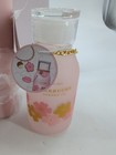 Starbucks 2021 China Pink Sakura 13oz Glass Cup With Handbag