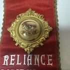 Odd Fellows Ribbon Badge Two Eye Pin Medals  Pin Reliance Lodge Schenectady Ny