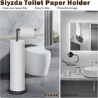 Toilet Paper Holder  Metal Tissue Roll Organizer Storage  Tissue Paper Holder