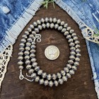 18  Navajo Pearls Desert 6mm Southwest Native Bench Beads Squash Pawn Necklace