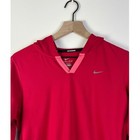 Nike Running Hoodie Barbie Hot Pink Red Pullover Dri-fit Thumb Holes Top Large