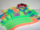 Big Lot Of Magic Tracks Glow In The Dark Track Racing Rainbow Flexible Add On