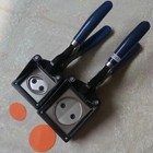 Paper Photo Cutter Graphic Punch Die Cutter Hand Held Manual Round Circle Cutter