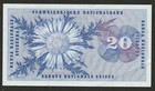 1971 Switzerland 20 Franken Note Unc