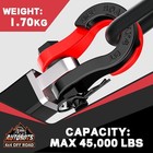 Tigertooth Split D Ring Shackles 45 000lb Break Strength  3 4   shackle D Rings He