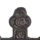 Cast Iron Wall Cross Home Decor Green 8 5 Inch Religious Hanging Ornament