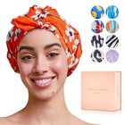 Waterproof Shower Cap For Women     Reusable  Adjustable  Stylish Hair Protection