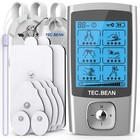 24 Modes Rechargeable Tens Unit Muscle Stimulator With 8 Electrode Pads - Pain R