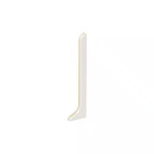 Designbase-sl Matte White Aluminum 2-3 8 In  X 1 2 In  Metal Left End Cap