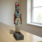Rare Ancient Egyptian Antiquities Statue Large For Goddess Of Motherhood Isis Bc