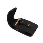 Reiko Vertical Pouch buckle Clip   Card Holder Black Samsung Mega Black