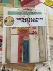 Vintage Lot 1950 s Railroad Train Tickets Letterhead Ephemera Onion Skin Forms