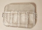 Indiana Glass Vintage 60 s  5 Part Relish Tray Mint Clear 12 3 4  X 9 