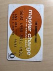 Vintage Master Charge Credit Card 1982 The Goodyear Bank