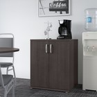 Bush Business Furniture Universal 34  Floor Storage Cabinet With 2 Shelves Storm