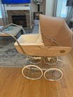Inglesina Classica Pram Baby Stroller W storage Basket In Beige taupe