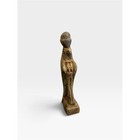 Ancient Egyptian Style Horus Falcon Deity Statue Weathered Stone Figurine
