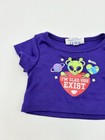 Build A Bear Alien Shirt Purple Galaxy Martian Im Glad You Exist Heart