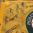 2005 Pga Championship Golf Pin Flag Signed By Players In The Field