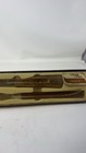 Vtg Chicago Cutlery 2pc Carving Set 201s Fork 8  Carver slicer Knife B-12 Walnut
