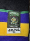 Adam Banks Mighty Ducks D-5 Movie Hockey Jersey  Black  Green Yellow  99