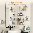 Lifewit Floating Shelves For Bathroom Acrylic Display Shelf Wall Mounted For