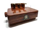 Punk Adjustable Piano Pedal Extender Bench For Kids children Rose Wood Color