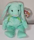 Ty Beanie Baby - Hippity The Green Bunny 8 5  New Mwmts Plush Stuffed Animal Toy