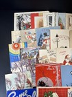 Vintage Christmas Holiday Greeting Cards Used And Unused  Lot Of 50   10